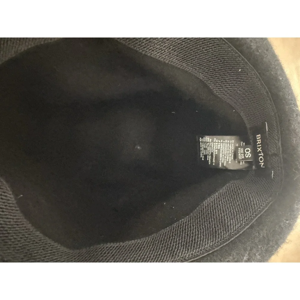 CLASSY Brixton Short Rim Felt‎ Wool Crushable Bowler Fedora Black One Size
